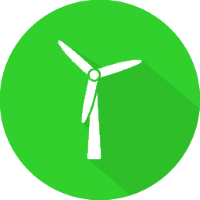 green hosting wind power