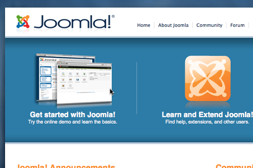Joomla Home Page